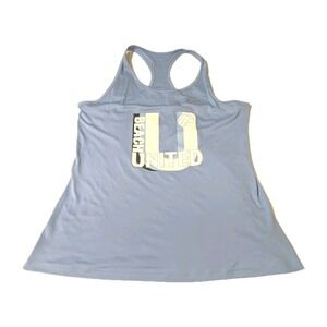 Nike Women's Large Dry Balance Tank‎ Top Dri-Fit Blue Beach United Volleyball